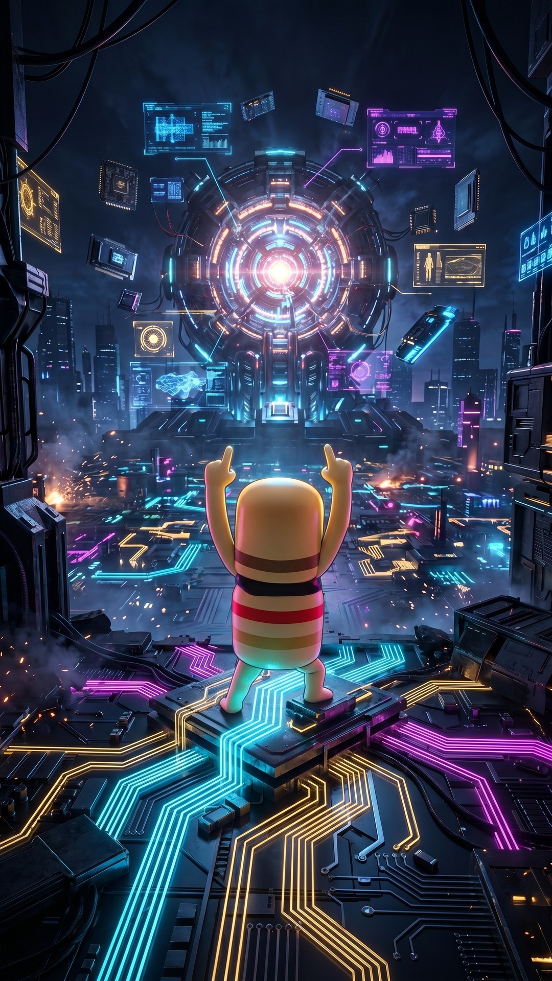 Circuit Fighters Gameplay Screen